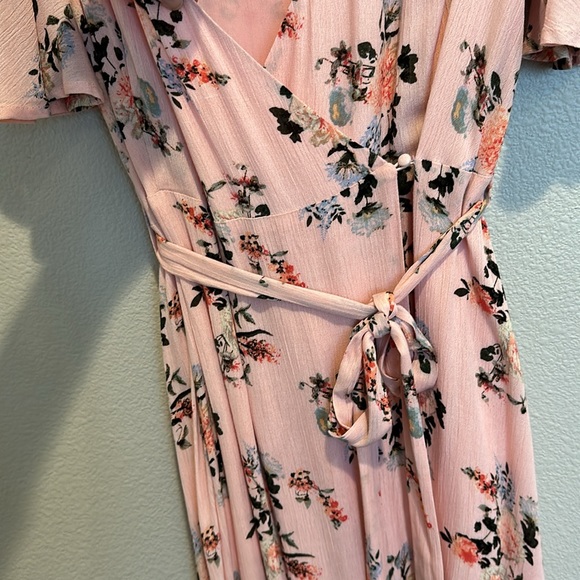 Azalosia women’s pink floral maxi dress size medium - Picture 6 of 12